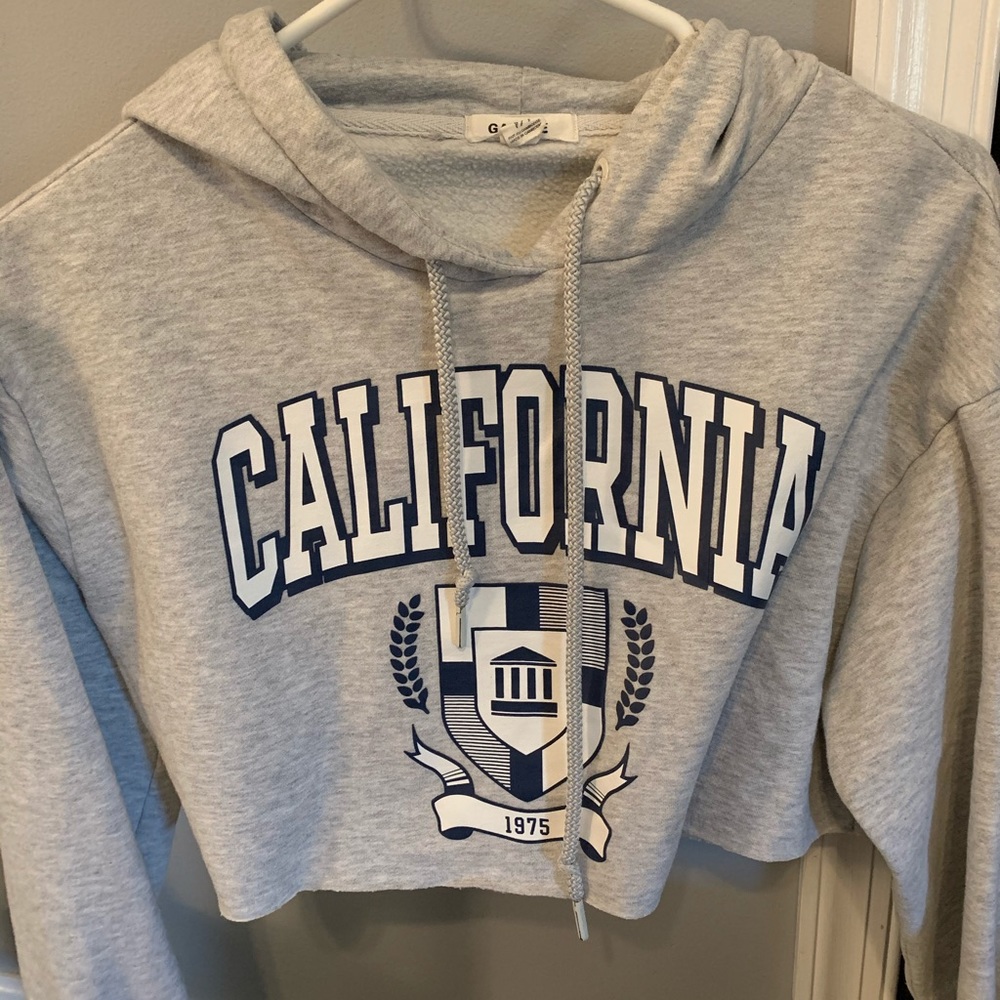 Cropped California sweatshirt